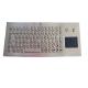 IP68 USB RS232 PS2 Metal industrial Keyboard With Touchpad
