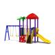 Plastic Amusement Park Custom Playground Slides LLDPE Entertainment Outdoor