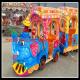 fair ground rides electric train ride trackless elephant train