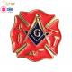 Hot Sale Custom Pins New Design Printing Logo Badge Freemason Metal  Enamel Masonic Lapel Pins For Men