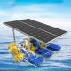 10W 50m2 Stainless Steel Farm Pond Fountain Paddle Wheel Solar Aerator For Fish Pond