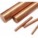 Protecting Earthing Solid Copper Ground Rod Polished Surface Astm C11000 Copper Earth Rod