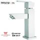 Deck mount single hole Stainless steel basin faucet with watermark for Australia Market
