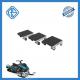 Towing Garage Snowmobile Dolly Set 3 Inch Swivel Caster Solid Rubber Wheel