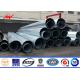 16 M Electrical Steel Tubular Pole With Cross Arm For Transmission Line