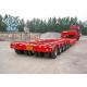 Colored Low Bed Semi Trailer , Low Floors Semitrailer Transport Heavy Vehicles Semitrailer