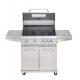 Outdoor Gas Grill Stove BBQ Grills with 5 Burners and Stainless Steel Material