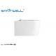 Rimless Ceramic Wall Mounted Toilet Gravity Flushing With White Color