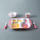 Cartoon A5 melamine Children Dinner Set Monster Printed