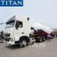 TITAN  3 axles  42~48 cbm Bulk Cement Tank Trailer flour bulk semi trailer cement bulk trailer for sale