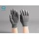 Clean Room PU Dispensing Nylon Anti Static Gloves For Factory Workshop