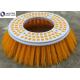 Poly Elgin Side Broom Road Sweeping Brush Industria Colorful Road Sweeper Brush Round Plastic Broom Base Thickness 20mm