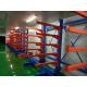Workshop Heavy Duty Storage Racks / Foodstuff And Non - Consumables Cantilever Storage Racking