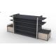 Light Duty Supermarket Metal Shelves With Powder Coating Surface Treatment