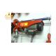 Fast Type Mini Electric Wire Rope Hoist With Emergency Stop Switch