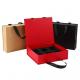 CMYK Cardboard Packaging Gift Box FSC Portable Folding Cardboard Box With Ribbon Handles