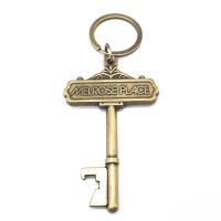 70mm Metal Bottle Opener , Zinc Alloy Plating Antique Key Bottle Opener