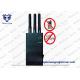 5 Band Portable Cell Phone Jammer , Wifi Signal Scrambler Woring Range 1 - 10m