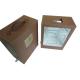 Luxury Cardboard Wine Packaging Box With Handle Leather Wine Glass Display Box