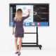 Non Reflective 98 Inch Interactive Display IR Touch Full View 178 Degrees