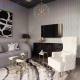 70006 Custom Living Room Popular Low Price Fabric White Modern Home Decor Single Sofa Chairs