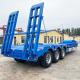 Tri Axle 60-80 Ton Low Bed Semi Trailer To Transport Heavy Equipment for Sale in Mauritius