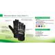 TPR Knuckle Synthetic Leather Mechanics Wear Gloves OEM For Tool Handling
