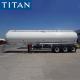 41000/42000 Liters capacity Carbon steel fuel tank semi trailer