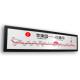29.3 inch bar stretched resizing LCD display 1080p wide viewing angles high brightness optional for store shelf