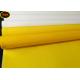 43T 100% Polyester Filter Mesh Roll / Polyester Mesh Screen White Yellow Color