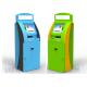 Free Standing LCD Dual Screen Retail Mall Kiosk Swipe Card Reader Kiosk