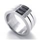Tagor Jewelry Super Fashion 316L Stainless Steel Casting Ring PXR274