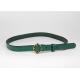 95cm Womens Casual Leather Belt For Jeans Green Color