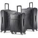 Expandable 4 Wheel 210D Polyester Soft Trolley Luggage
