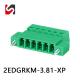 SHANYE BRAND 2EDGRKM-3.81 3.81mm pitch pcb connector plug in terminal blocks male female wire to wire