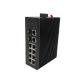 10/100/1000M Industrial Network Switch Managed 10 Port Gigabit Ethernet Switch