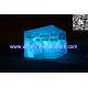 Cube Inflatable Wedding Party Tent With Led Lighting , Inflatable Cube Booth