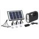 solar home lighting system with 3 LED bulbs for remote area, mobile charger , solar system with torch