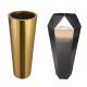 Luxury unique design brass copper flower pot