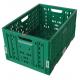 Green 600x400x300mm Folding PP Mesh Plastic Crate for Storing Fruits and Vegetables
