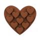 10 Cavities 3D Heart Chocolate Bomb Silicone Molds
