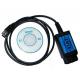 Professional Fiat Scanner Interface For diagnostics Fiat, Alfa Romeo, Lancia USB with LED