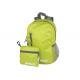 Outside Green Foldaway Rucksack Waterproof Foldaway Nylon Backpack