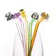 Non-toxic Different Material Size Straw / Sippy Topper charms silicone straw cover