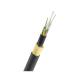 All-Dielectric Self-Supporting Outdoor Aerial ADSS 36 Core Fiber Optic Cable Span 100-1000m