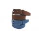 Casual Mens Leather Dress Belt 1 3/8 Wide / Brown Suede Mens Belt