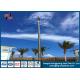 Signal Transmission Telecomminication Polygonal Towers with Antenna Q345