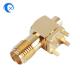 PCB mount right angle SMA female connector CNC Machine Hardware RF onnectors Antenna