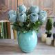 UVG FLRS50 Preserved Flower Wedding Gifts for guests Artificial Blue Rose Flower