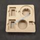 Customized corrugated paper toy trays for board game and card game packaging bases, which are degradable, recyclable, and meet environmental requirements.
